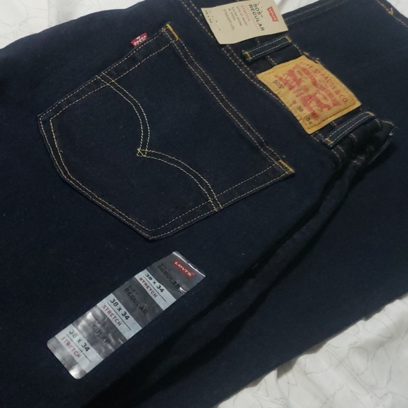 LEVI'S 505 REGULAR FIT WAIST 38 AND LONG 34 - Picture 9 of 9